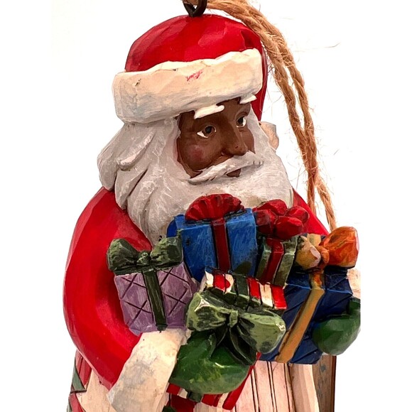 Jim Shore SANTA ARMS‎ FULL OF GIFTS Santa Ornament Heartwood Creek 6009464 New - Picture 10 of 14
